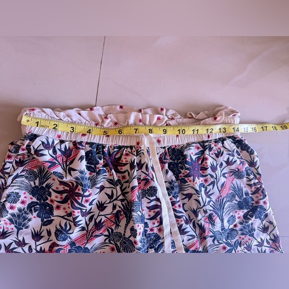 Scotch & Soda Floral Print Track Pants, Size L elastic Waist tie pull on - Picture 10 of 16